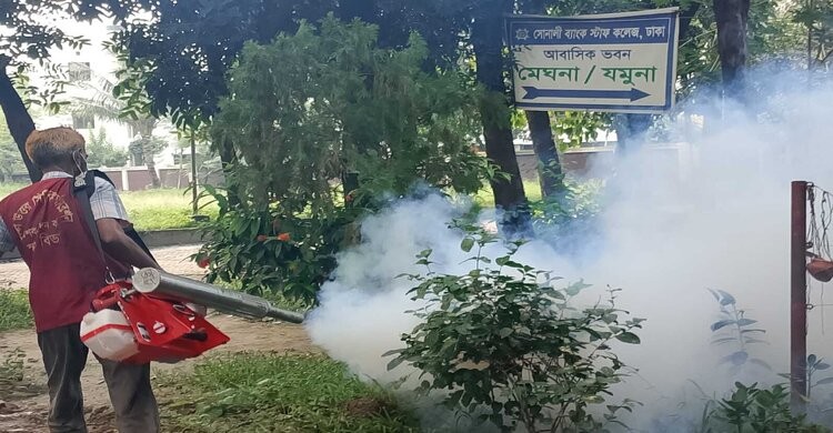 ডেঙ্গুর প্রকোপ নিয়ন্ত্রণে মশক নিধনে কাজ করছে ৩ হাজার মশক কর্মী